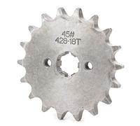 Yechiry Pièces de Pignon Avant à 18 Dents, pour PIT PRO Trail Dirt Bike Alliage D'acier Durable 428, Remplacement de Chaîne