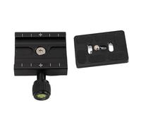 Yechiry Pince à Plaque, Pince QR à Filetage Standard de 3/8 Pouces, Plaque de 60 Mm avec Une Large compatibilité et Un Réglage Précis, Idéale pour Le Support de Caméra