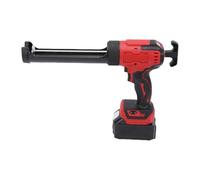 Yechiry Pistolet à Calfeutrer Électrique, Kit Pistolet à Calfeutrer sans Fil Batterie Rechargeable 6 Vitesses Outil Électrique avec Lampe pour Réparations (Prise UE)