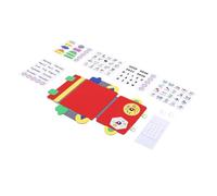 Yechiry Planificateur Quotidien pour Enfants, Tableau d'horaire Visuel avec Sac à Outils et Crochets de Porte, pour Activités Préscolaires, Salle de ureau et Maison