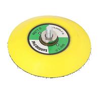 Yechiry Plaques de Support à Crochets et Boucles Matériau PU Durable pour le Polissage dans les Environnements de Travail du Bois et Industriels 1 Pièce Jaune (3")