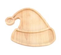 Yechiry Plateau en Pot en Bois en Bois, Plateau de Jardinière en Bois Décoratif, Plateau de Service en Bois avec Surfaces Lisses pour Les Snacks Apéritifs Desserts (Forme du Chapeau)