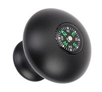 Yechiry PolarPro - Bâton de Randonnée Durable, Monopode, Bouton de Poignée avec Boussole pour Randonnée et Camping, Alliage D'aluminium Noir 2 "X 2" X, 88g