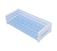 Yechiry Porte-Tube de Laboratoire de Tube à Essai à 3 Couches 50 Trous Détachables avec Conception Amovible, Idéal pour les Expériences Chimiques Processus de Séchage (50 trous)