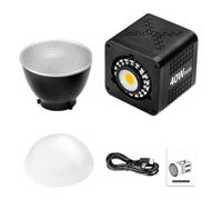 Yechiry Projecteur Portatif D'intense luminosité de Lumière Vidéo de LED de Rvb Portatif de 40W pour des événements de Photographie en Plastique 4.1x3.3x3.3in
