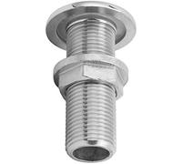 Yechiry Raccord Traversant de Coque, Connecteur de Sortie d'eau Entièrement fileté en Acier Inoxydable 316 de qualité Marine, Raccord de Conception de Type Pagode Poli Miroir pour Plomberie de