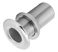 Yechiry Raccord Traversant de Coque, Connecteur de Sortie d'eau Entièrement fileté en Acier Inoxydable 316 de qualité Marine, Raccord de Conception de Type Pagode Poli Miroir pour Plomberie de