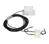 Yechiry Récepteur Actif D'antenne à Boucle Extérieure, 0,5-30 MHz avec Suppression du Bruit de 30 DB, Construction Robuste en ABS et en Acier Inoxydable