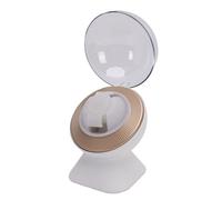 Yechiry Remontoir de Montre Unique Ultra Silencieux, Boîte de Remontage de Montre Automatique Universelle avec éclairage LED, Extracteur de Montres Mécaniques Automatiques pour Montres (White)