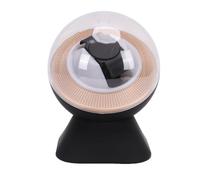 Yechiry Remontoir de Montre Unique Ultra Silencieux, Boîte de Remontage de Montre Automatique Universelle avec éclairage LED, Extracteur de Montres Mécaniques Automatiques pour Montres (Black)