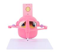 Yechiry Robot de Dessin pour Les Enfants, Machine à Dessin Automobile Interactive avec Interaction Vocale, 100 Cartes de et 12 Stylos, Jouet d'apprentissage Pendant 3-8 Ans (Rose)