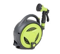 Yechiry Roule de Tuyaux de Jardin Portable, Bobine de Tuyau d'eau Rétractable ABS Ang PVC Materials Rettractable avec des Conduites d'eau de 39,4 Pieds et Injecteur de Pulvérisation