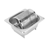 Yechiry Rouleau D'épandage de Beurre en Acier Inoxydable, Roue de Distributeur de Beurre, Dôme de de Fromage avec Lave-Vaisselle Détachable pour Lave-Vaisselle