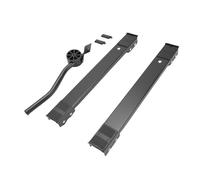 Yechiry Roulettes Appareils Électroménagers, Déplaceurs Meubles avec Patins Caoutchouc Anti-Vibrations, Longueur Base Réglable, Double Frein, des Lave-Linge, (Roue directionnelle noire + bar)