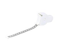 Yechiry Ruban à Mesurer en Forme de Y, Outil de Mesure de la Condition Physique Léger et Durable pour les Entraînements à Domicile, ABS Blanc 150cm