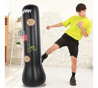 Yechiry Sac de Boxe Gonflable, équipement d'entraînement de Boxe sur Pied, Sac d'entraînement de Base Rempli 'Eau pour Adultes et Enfants, Améliore la Coordination, Brûle Les Graisses, Soulage Le