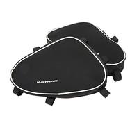 Yechiry Sacs de Barre de sécurité pour Moto, Pochette de Rangement D'outils pour Cadre Textile, 2 Pièces, Support étanche à Crochet et Boucle pour V Strom DL650 DL1000, pour Les