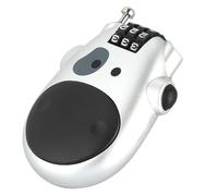 Yechiry Serrure Codée de sécurité pour Poussette, Jolie Serrure à Code à 3 Chiffres pour Landau, Vélo, Verrouillage par Mot de Passe pour Enfants, Matériau ABS (SILVER)