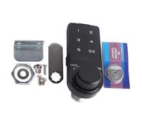 Yechiry Serrure d'armoire à Clavier électronique, Serrure à Pêne Dormant à Clavier Tactile Numérique en Alliage de Zinc avec Protection par Mot de Passe, Idéale pour les Tiroirs, les Classeurs et