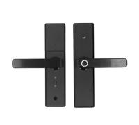 Yechiry Serrure de porte intelligente à empreinte digitale, Codes d'accès temporaires à distance Batterie longue durée Porte d'entrée sans avec télécommande via application