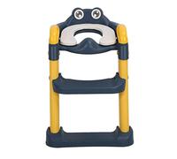 Yechiry Siège de Toilette D'apprentissage de la propreté pour Enfants, avec Escabeau, échelle Réglable pour les Tout-petits, Coussin Souple en PVC, 1 unité (YELLOW)