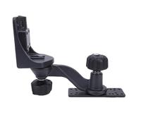 Yechiry Support de Détecteur de Poisson à Bras Oscillant en Caoutchouc en Alliage d'aluminium, Support Antivol à Verrouillage par clé, Rotatif à 360 Degrés avec Bouton Antivol, Idéal pour Bateau,