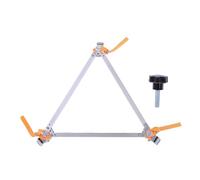 Yechiry Support de Pied de Trépied pour Outil de Mesure, Pieds de Trépied Renforcés Anti-chute Mobiles en Alliage D'aluminium Robuste avec Roues Pivotantes pour Scanner de Station Totale