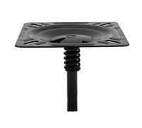 Yechiry Support de Siège de Bateau en Acier galvanisé de 3,1 Mm avec Amortisseur, Base de Piédestal Universelle 7 X 7 Po avec Ressort et Revêtement Lisse pour Douille à Goupille de 3/4