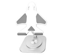 Yechiry Support de Téléphone Rotatif à 360 Degrés pour Bureau, Pliable | Alliage d\'aluminium, poignée en silicone antidérapante, support réglable pour smartphones et tablettes