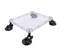 Yechiry Support de Toit à Ventouse Satellite, Alliage D'aluminium Robuste avec 4 Ventouses Haute Résistance, capacité de Maintien de 10KG, pour Mini