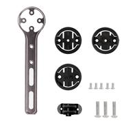 Yechiry Support D'ordinateur de Vélo en Alliage Ti, Support D'extension de Guidon Multifonctionnel avec Outil Hexagonal pour Bryton Blackbird Wahoo