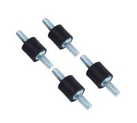 Yechiry Supports d'isolateur en Caoutchouc, Support de Suppression de Compresseur d'air avec Une Taille M4, Un Amortisseur de Choc pour Les Compresseurs 'air, des Moteurs, des Moteurs à, des