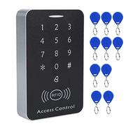 Yechiry Système de Contrôle D'accès de Porte par Mot de Passe, Serrure Automatisée pour la sécurité du Bureau, 1000 Utilisateurs, PVC Argent Noir 4,6 * 3,0 * 0,8 Pouces pour les Entreprises, les