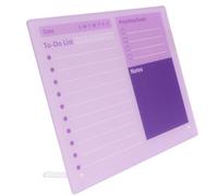 Yechiry Tableau de Planification Effaçable à Sec, Calendrier de Bureau en Acrylique épais, Tableau de Planification de Liste de Choses à Faire avec Support, pour Bureau, Maison, école (30 * 25CM)