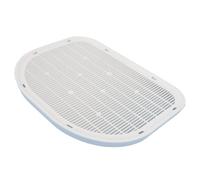 Yechiry Tapis de Piégeage de Litière pour Chat, Durable, Réutilisable, étanche, pour Les Soins des Chats, Facile à Nettoyer, 19,5x15,3 Pouces (Blue)