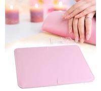 Yechiry Tapis de Table Pliable pour Nail Art, Non Toxique et Facile à Nettoyer, pour Manucure Professionnelle et Domestique, 29 X 37,5 cm. (PINK)