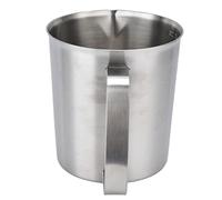 Yechiry Tasse à Mesurer en Acier Inoxydable 304, Tasse à Mousser le Lait, Bec Verseur et à Balance avec Conception à échelle, Idéale pour la Maison, le café, le Restaurant, le Bar et les Fêtes,