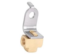 Yechiry Té de Conduite de Frein Universel en Laiton avec Clips Sécurisés, pour une Installation Facile dans Divers Systèmes Automobiles, Filetage 3/8 Po 24