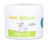 Yechiry Teinture pour Poils d'animaux de Compagnie pour Chiens, Colorant Naturel Non Toxique, Parfait pour L'habillage et Le Toilettage des Vacances, 100 ML (Blue)