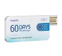Yechiry TempU05 Enregistreur de Température pour Expédition en Chaîne du | Lecture directe USB, rapport PDF automatique, précision inférieure à 0,5 C, 10 000 points de données, enregistreur compact