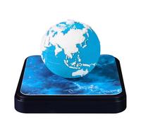 Yechiry Terre Forme 3D Memo Pad Main Déchiré Papier Sculpture Sculpture 3D Art Bloc-Notes De Bureau Décor avec Élégant Gravé Lignes pour Vacances D'anniversaire