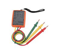Yechiry Testeur de Rotation triphasé SM852B, Détecteur de Séquences Triphasées Numérique 3 Phases avec Affichage de Buzzer LED, Idéal pour les Tests d'électricité AC 60-600V
