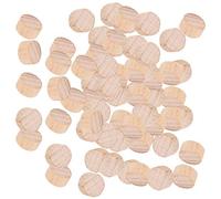 Yechiry Tranches de Bois de Hêtre inachevé, Disques Ronds Artisanaux Rustiques pour Bricolage, Décoration de Bijoux et Artisanat pour Enfants, 300 Pièces (1 cm)