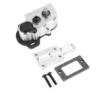Yechiry Transmission à Portail, Petite Boîte de Vitesses à Transmission à Portail RC, Boîte de Vitesses en Alliage avec Dissipation Thermique Améliorée, Idéale pour Chenille 1/10 RC