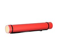 Yechiry Tube d'affiche de Documents de Grande capacité, étanche et Antichoc pour Stocker des Cartes et des œuvres d'art, 62,5x8,5 Cm (Rouge)