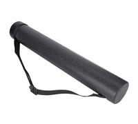 Yechiry Tube de Peinture Télescopique Circulaire, Texture Mate Imperméable pour Le Stockage et Les Voyages, Fournitures d'art pour Artistes, Matériau PE, Longueur 34,4", Diamètre 3,5" (Black)