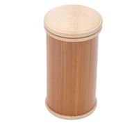 Yechiry Urne pour Animaux de Compagnie en Bambou, Mini Urne Commémorative Fabriquée à la Main pour Cendres de Chien, Bambou Durable, Conception d'étanchéité Sécurisée, Compacte et Portable avec Sac