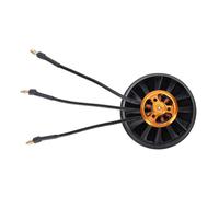 Yechiry Ventilateur canalisé, Ventilateur canalisé de 3750kV 50 Mm avec Moteur sans Balais, Carte de Commande et Interrupteur, 12 Lames pour Le Modèle d'aéronef de Soufflerie à Jet Bricolage,