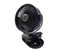 Yechiry Ventilateur de Table Miniature Rechargeable par USB 10 000 MAh, Ventilateur Rotatif à 360 Degrés, Puissant de Refroidissement Silencieux pour Chambre à Coucher, Bureau, Poussette et Camping