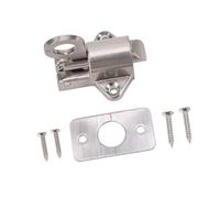 Yechiry Verrou de Porte en Aluminium avec Anneau de Traction pour Fenêtres et Portes, Serrure de sécurité de Haute qualité, 1 Pièce pour Fournitures de Rénovation Domiciliaire